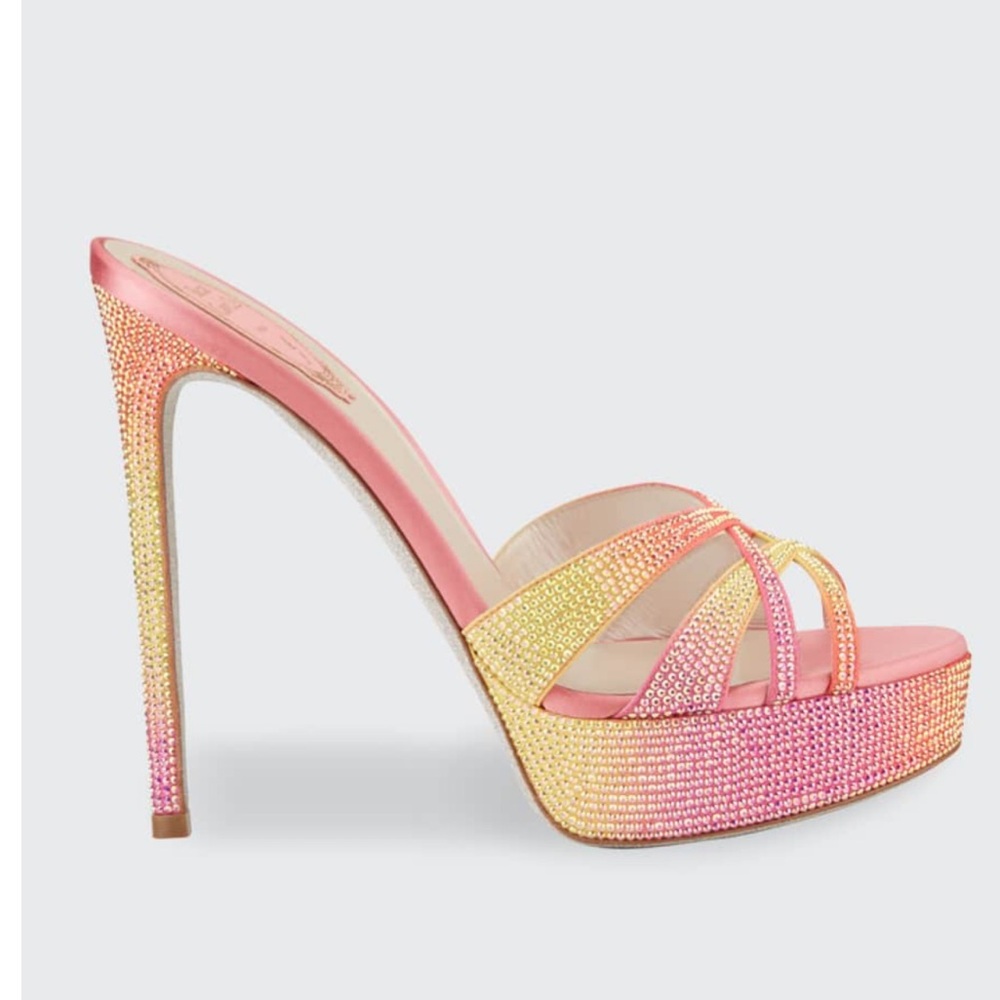 Rene Caovilla Platform Heel NWB size 39